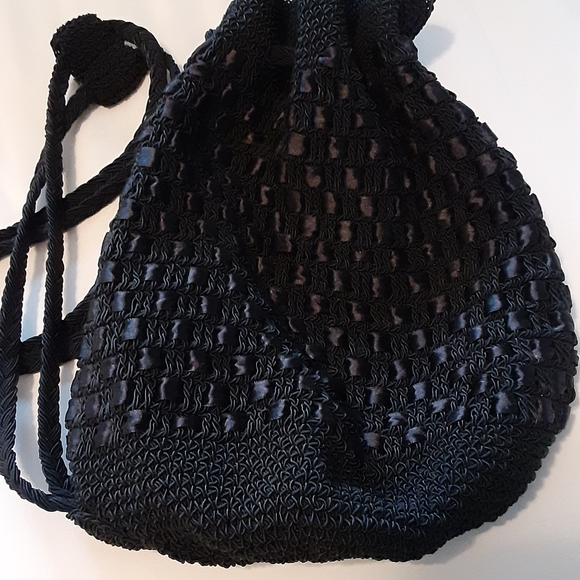Bags Black Knit Backpack Backpack Is About 12 Inches In Length About